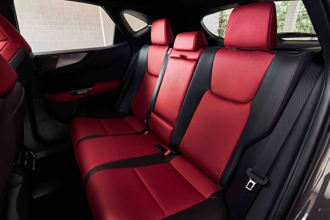 Lexus NX 2022 Rear seats