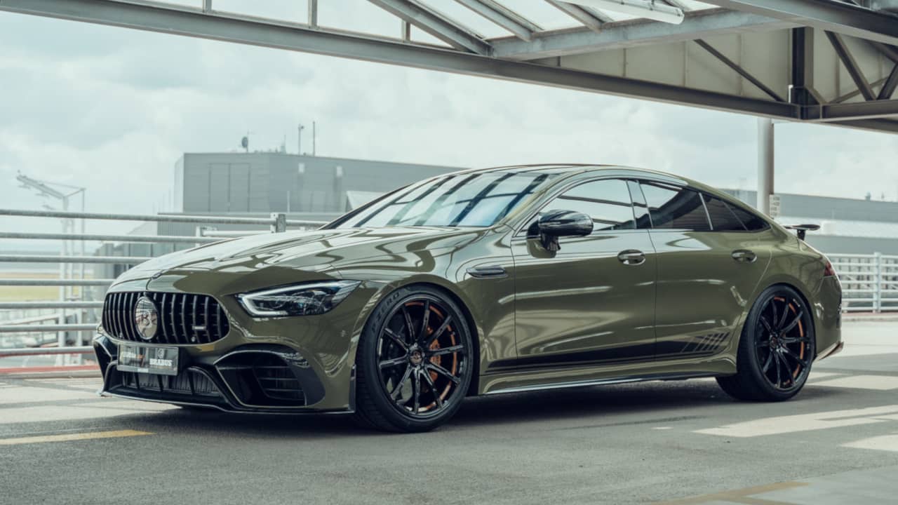 Brabus and Fostla AMG GT 63S 4door Coupe Front side