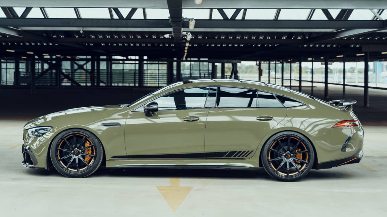 Brabus and Fostla AMG GT 63S 4door Coupe Side