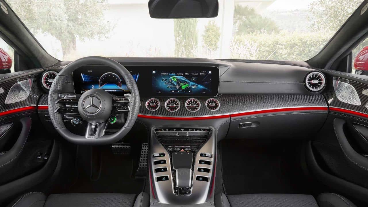 Mercedes AMG GT 63S E Performance Dashboard