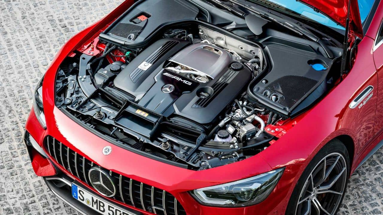 Mercedes AMG GT 63S E Performance Engine