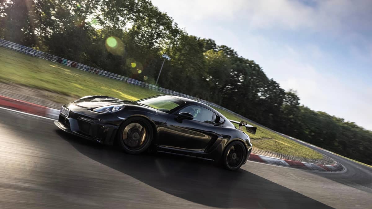 Porsche 718 Cayman GT4 RS Nurburgring Time Attack