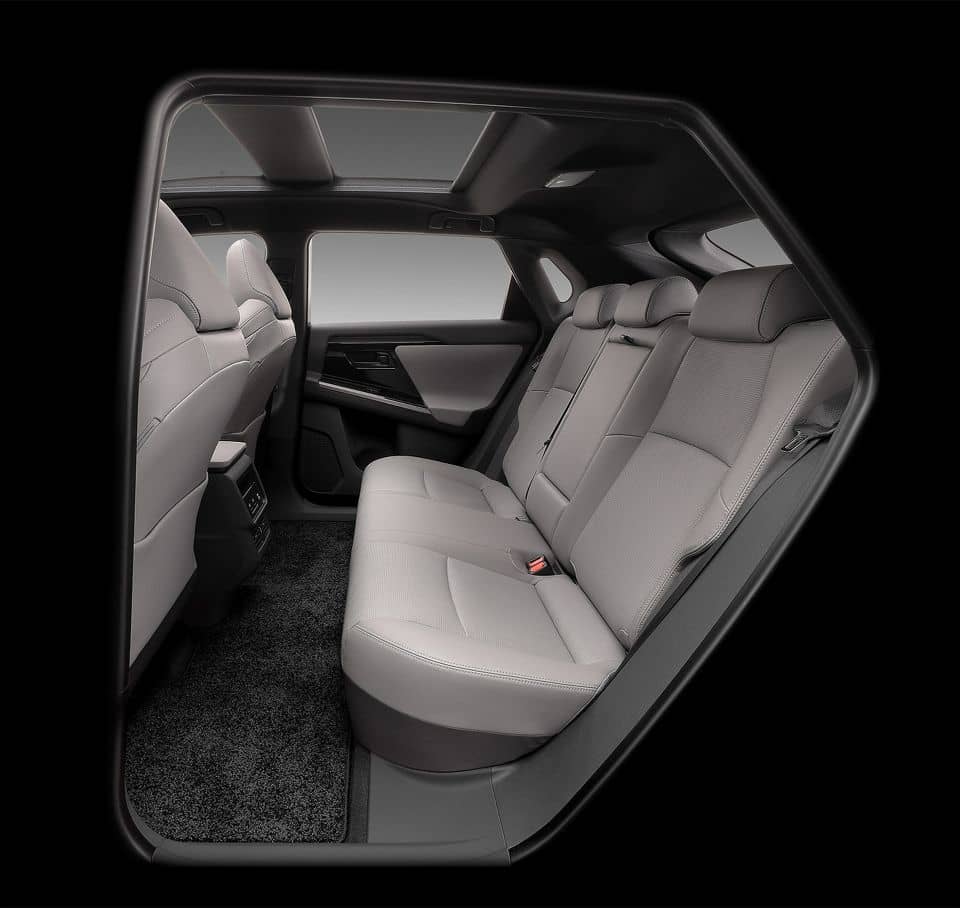 Toyota bZ4X 2022 Rear seat