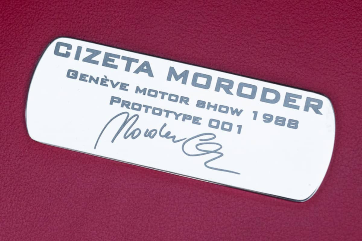 Cizeta-Moroder V16T Serial