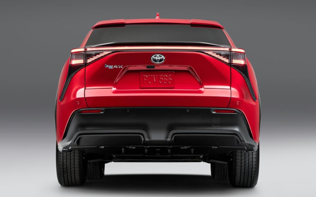Toyota bZ4X 2023 Red Rear