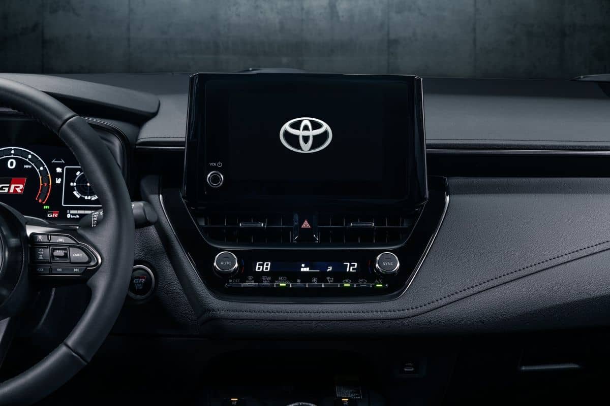 Toyota GR Corolla Display