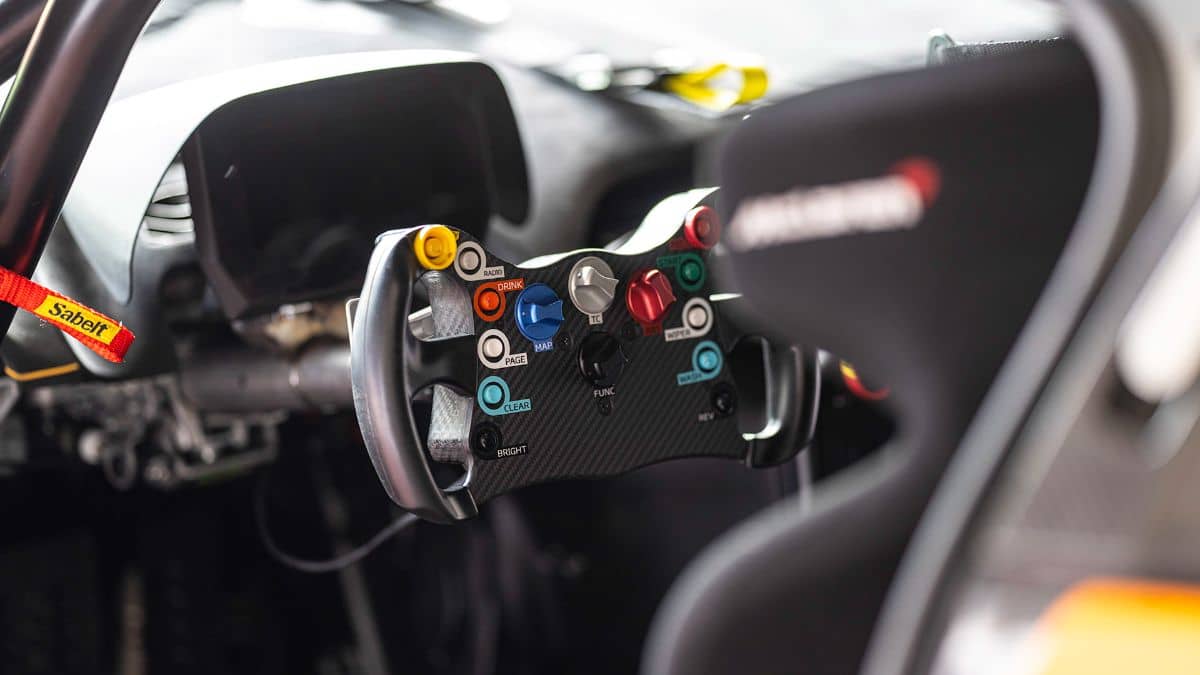 McLaren Artura GT4 Steering wheel
