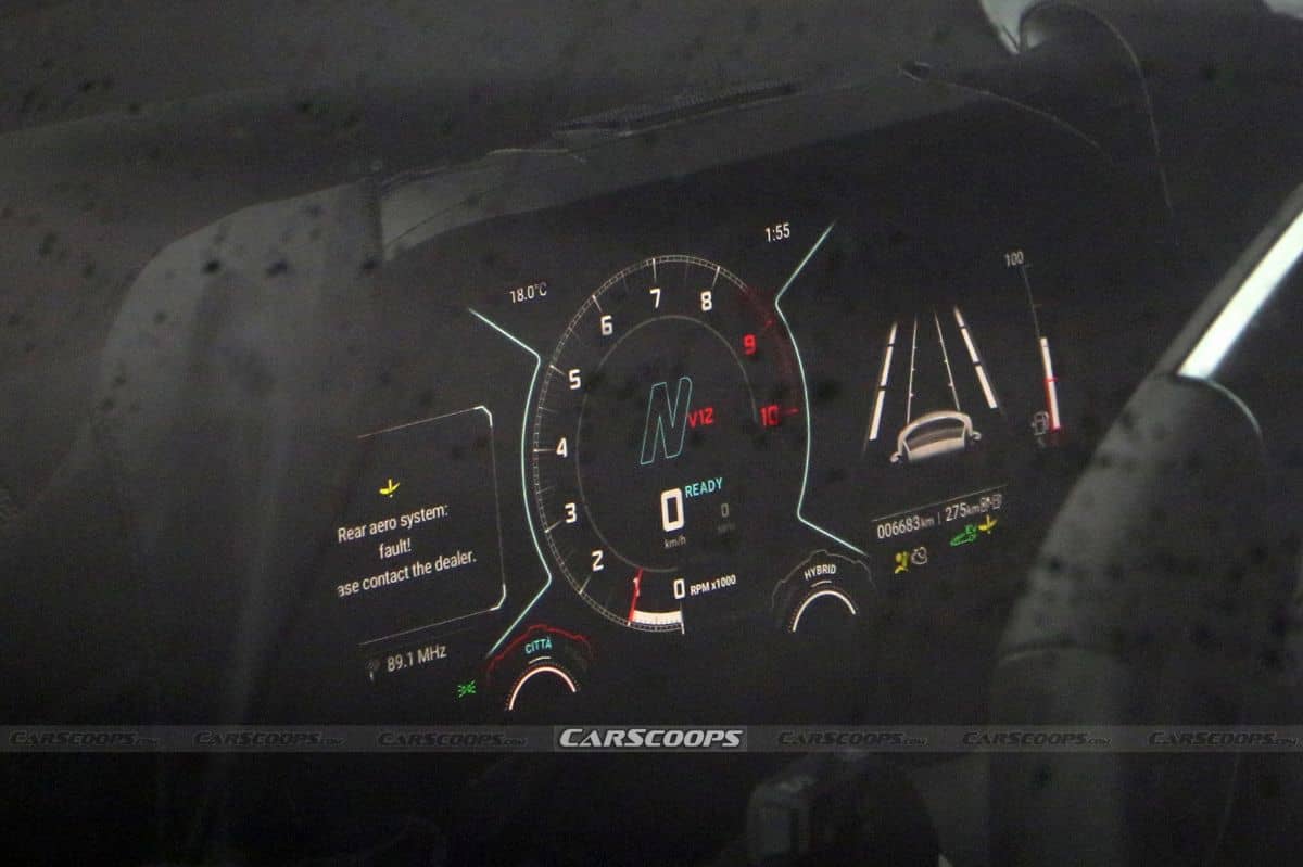 Lamborghini Aventador Successor Spyshot Meter