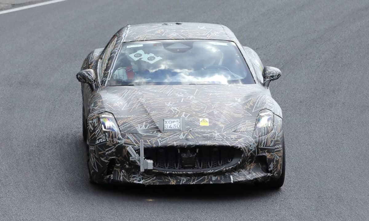 Maserati GranTurismo Folgore Spyshot Front
