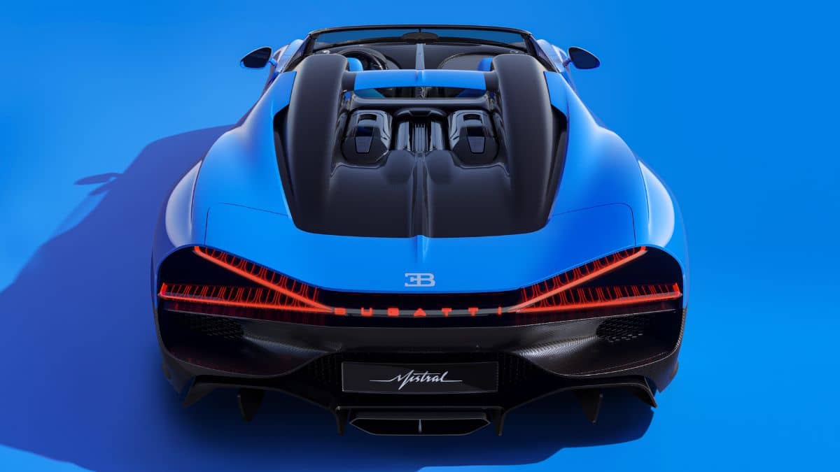 Bugatti W16 Mistral Rear