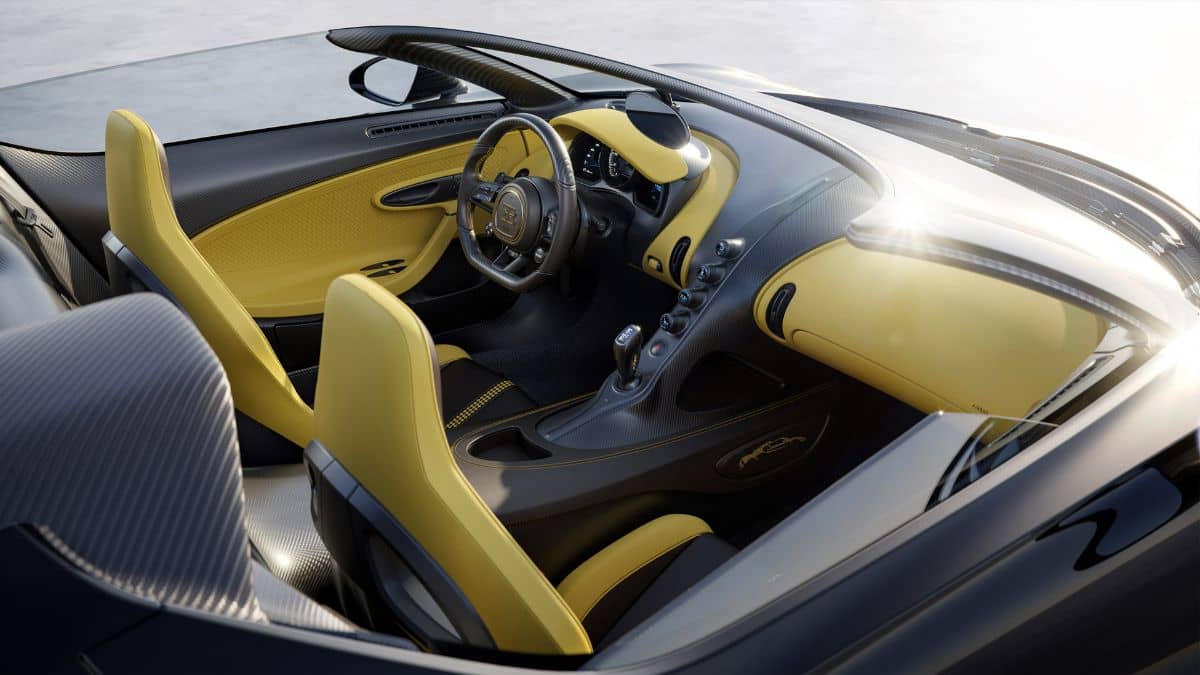 Bugatti W16 Mistral Interior