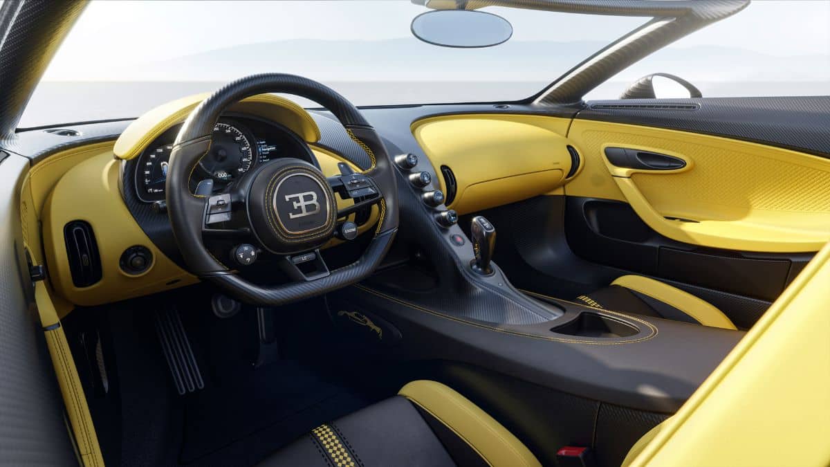 Bugatti W16 Mistral Cockpit