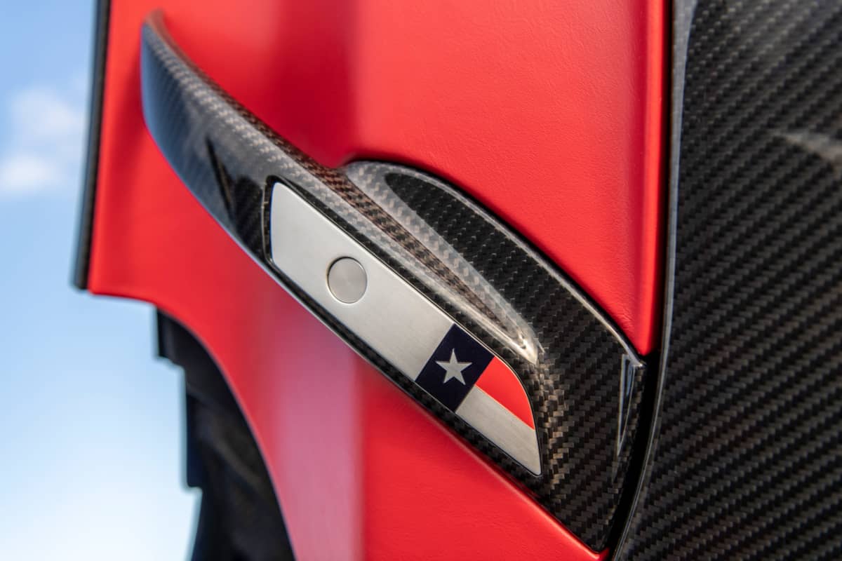 Hennessey Venom F5 Roadster Inner door handle