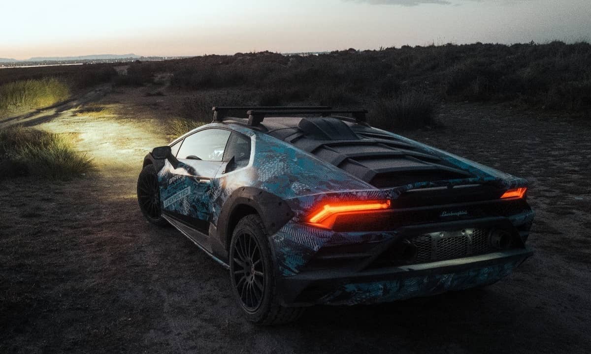 Lamborghini Huracan Sterrato Teaser Rear
