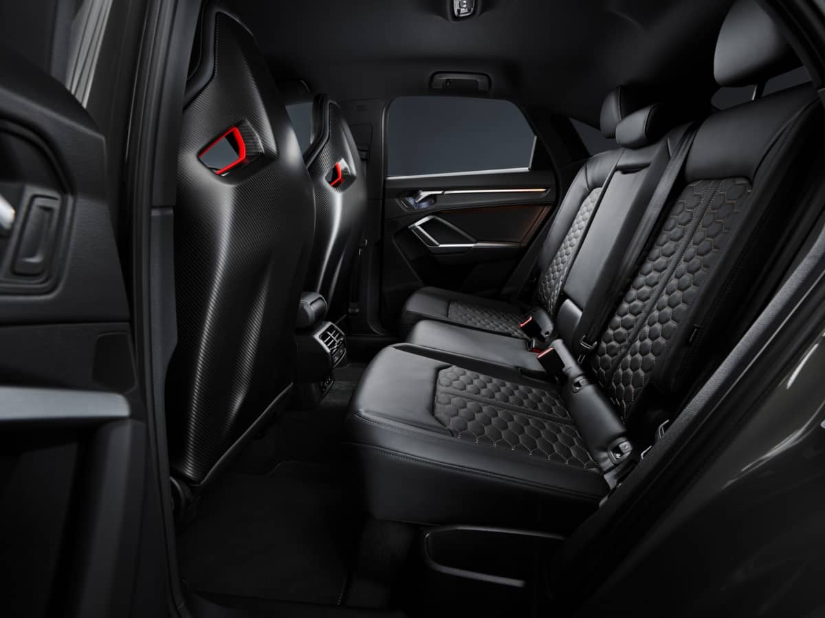 Audi RS Q3 Edition 10 Years Rear seats