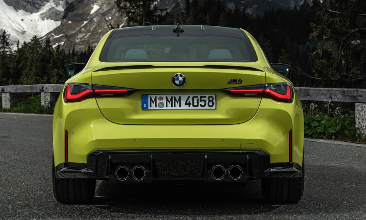 BMW M4 Competition 2021 Rear