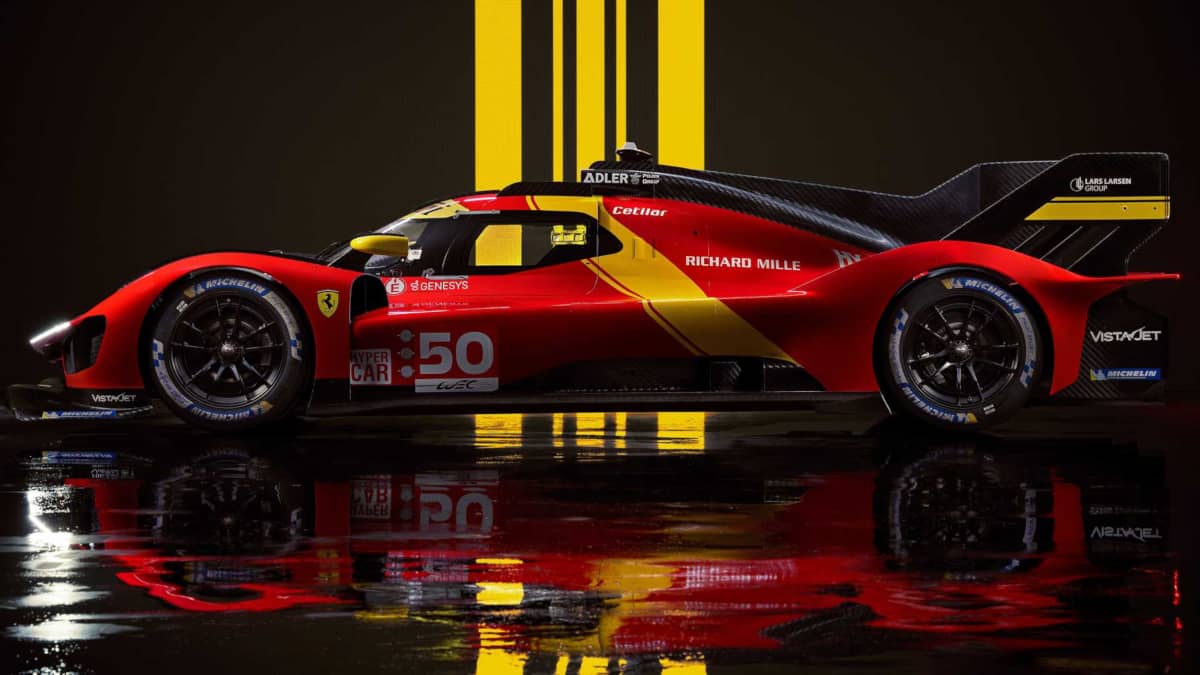 Ferrari 499P Side