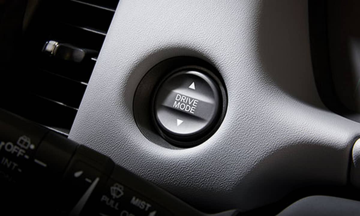 Honda Fit RS Drive mode switch