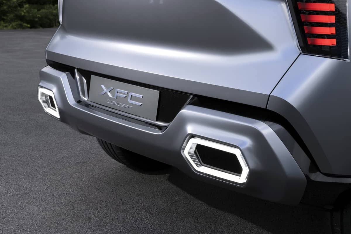 Mitsubishi XFC Concept Rear bumper