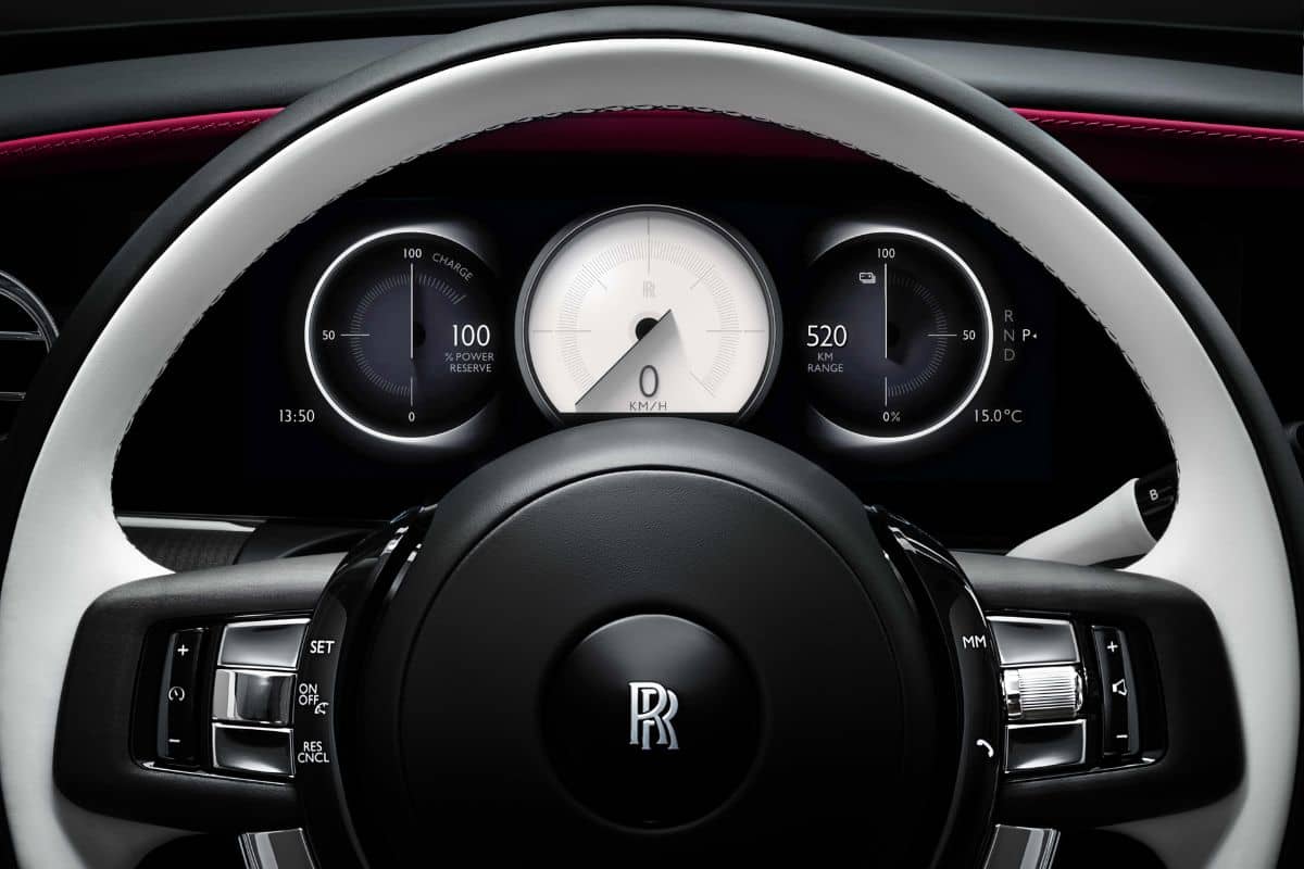 Rolls Royce Spectre EV Meter