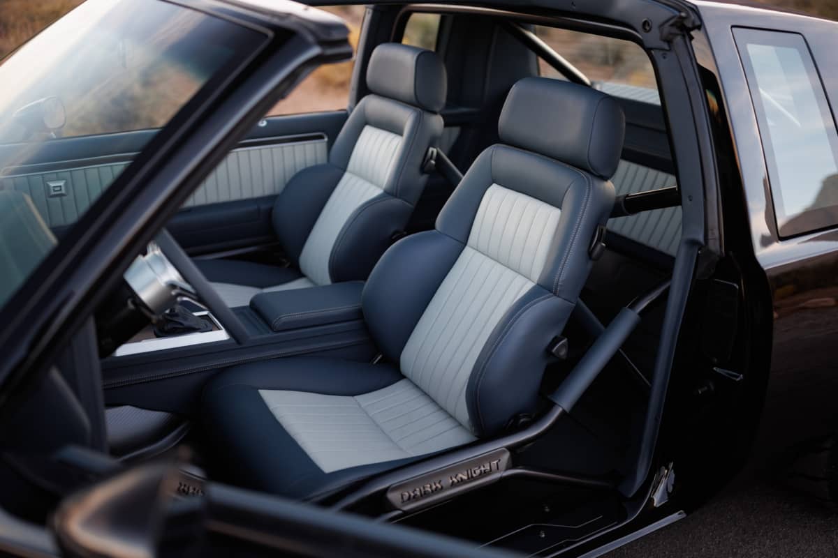 Buick Regal Grand National Restomod Dark Knight Seats