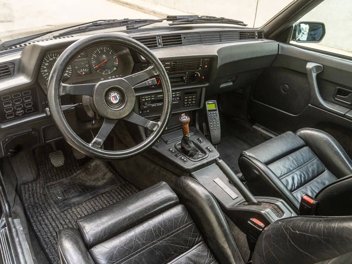 Alpina B7 Turbo Coupe / 1 Cockpit
