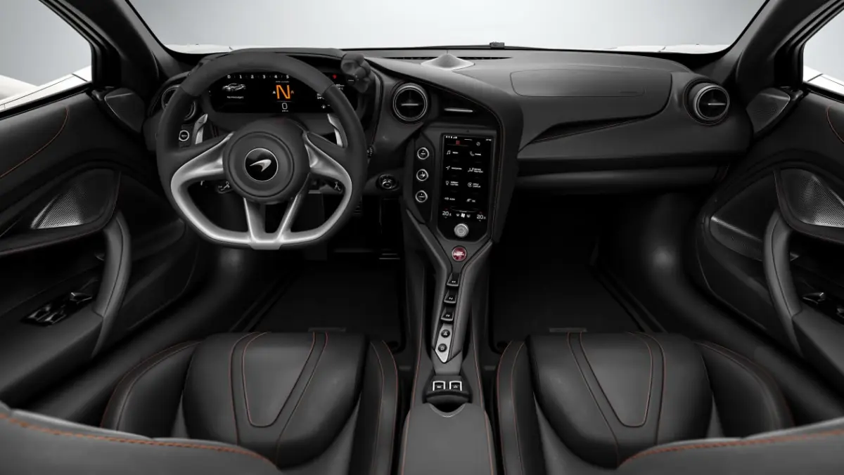 McLaren 750S Dashboard