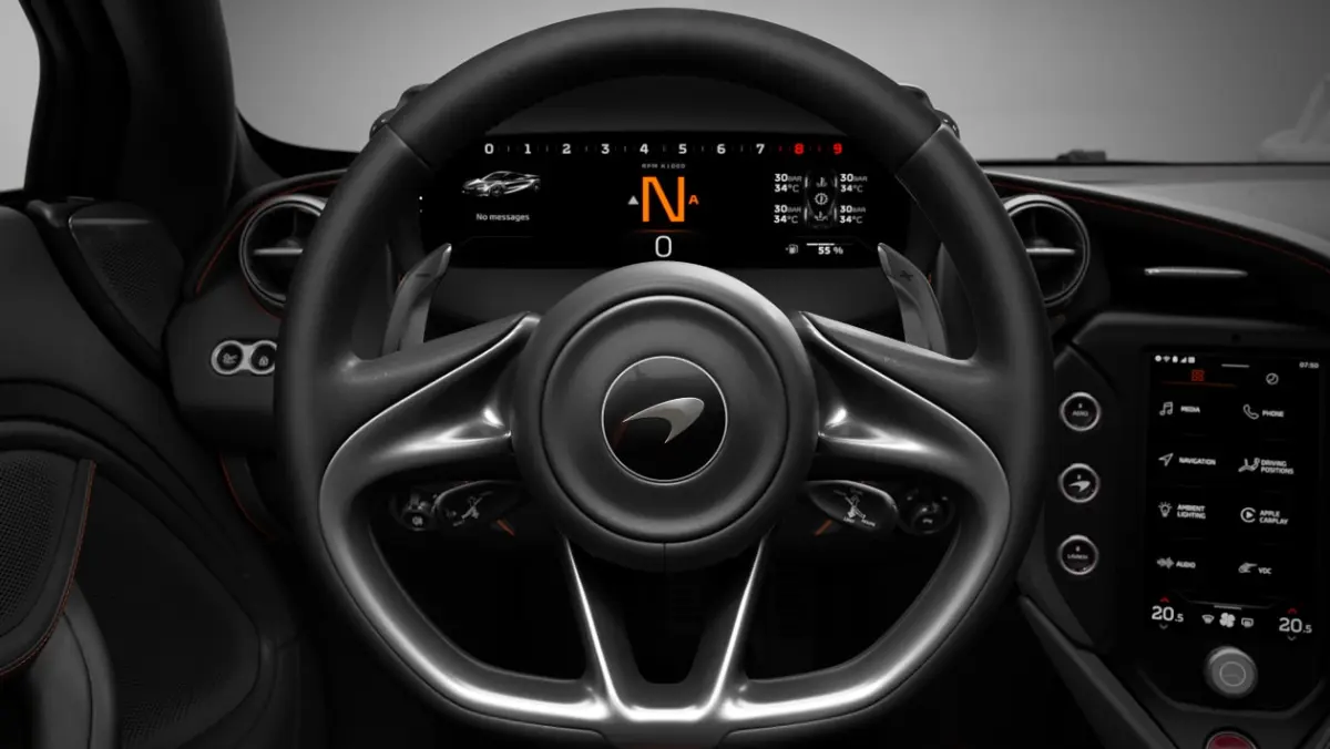 McLaren 750S Cockpit