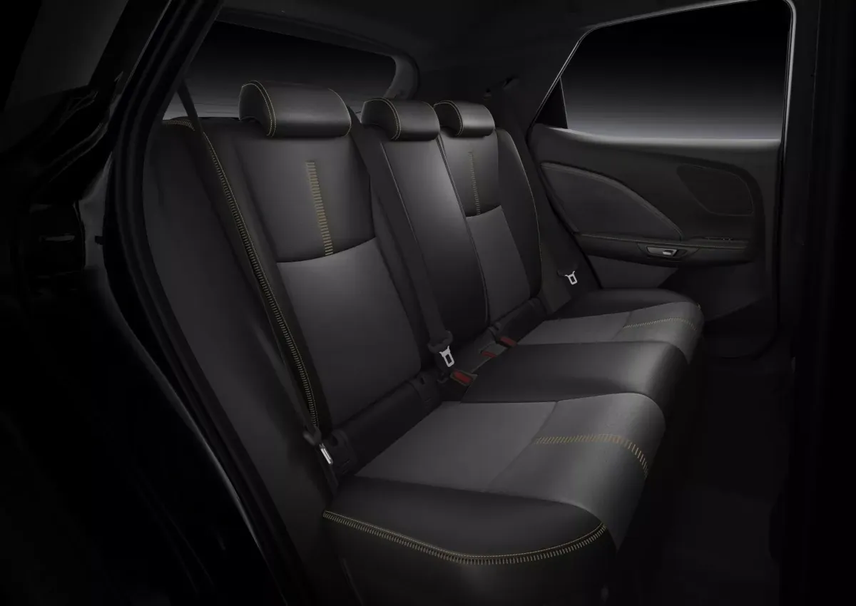 Lexus LBX Rear seats