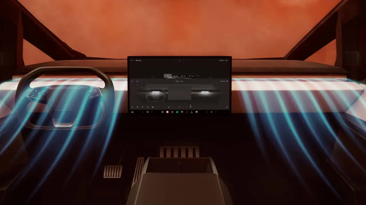 Tesla Cybertruck Air vent