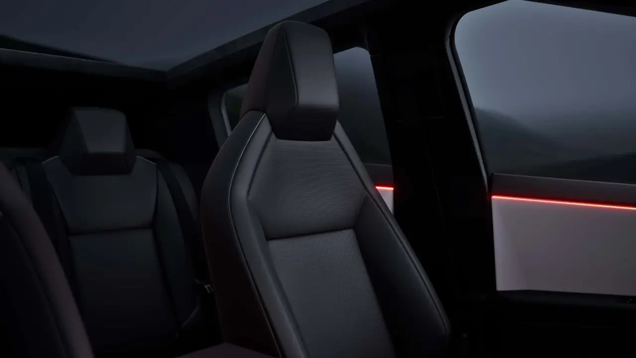 Tesla Cybertruck Front seat