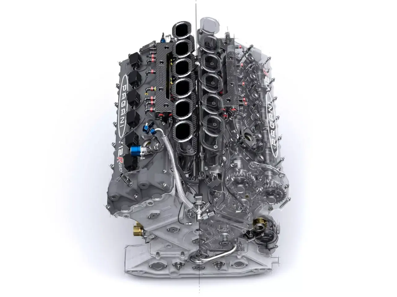 Pagani Huayra R Evo Engine